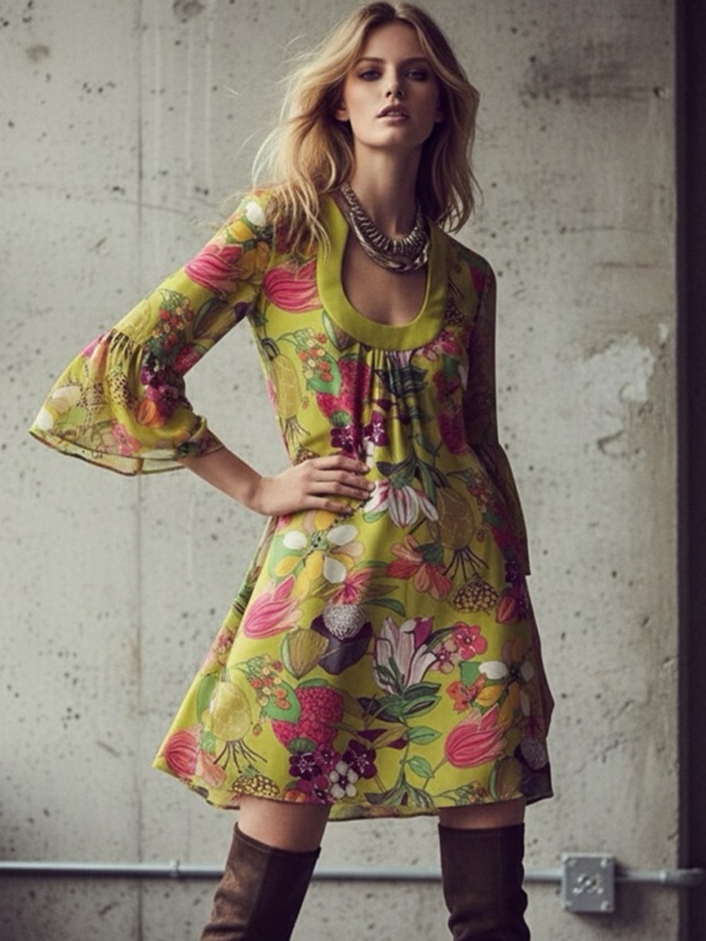 NWT Trina Turk 100% Silk Bonita Dress, Size Small